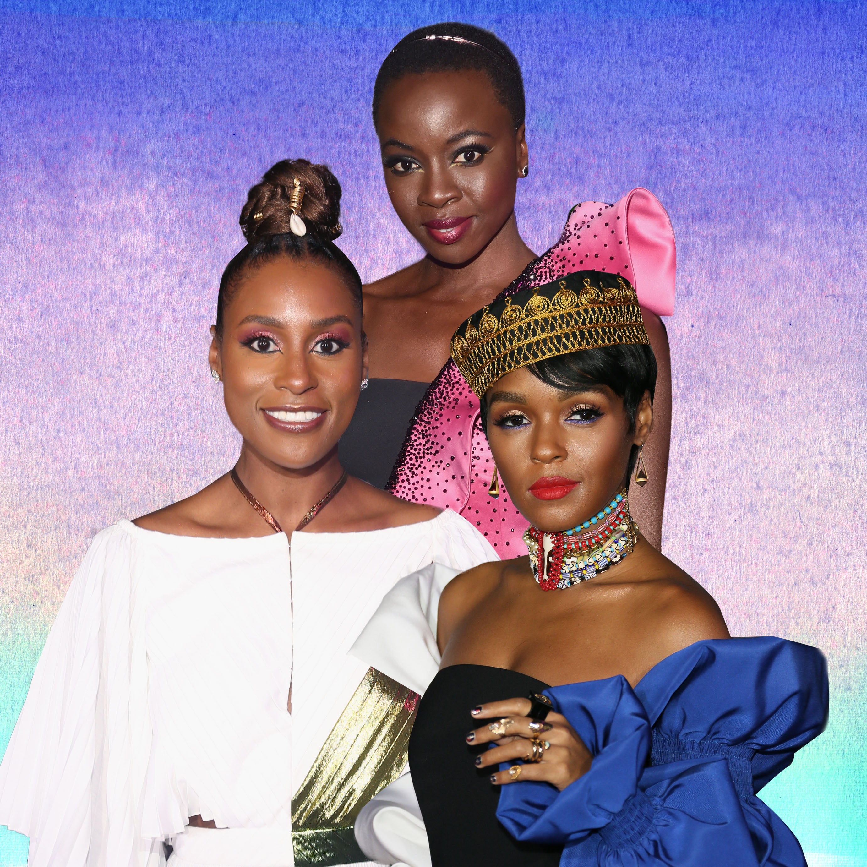 The Very Black Beauty and Hair Moments From The 'Black Panther' Premiere 
